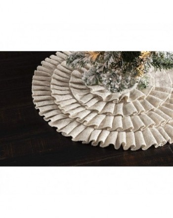 VHC Brands Shimmer Ruffled Diameter