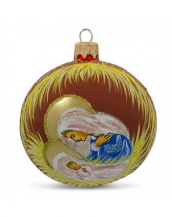 BestPysanky Overlooking Nativity Christmas Ornament