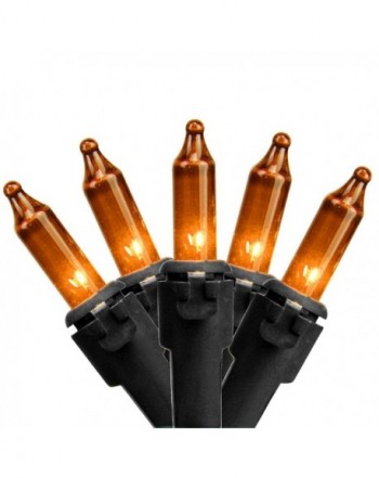 Northlight Orange Christmas Lights Spacing