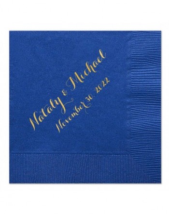 Personalized Wedding Cocktail Napkins Grooms