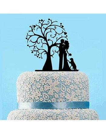 Wedding Topper Silhouette Rustic Unique