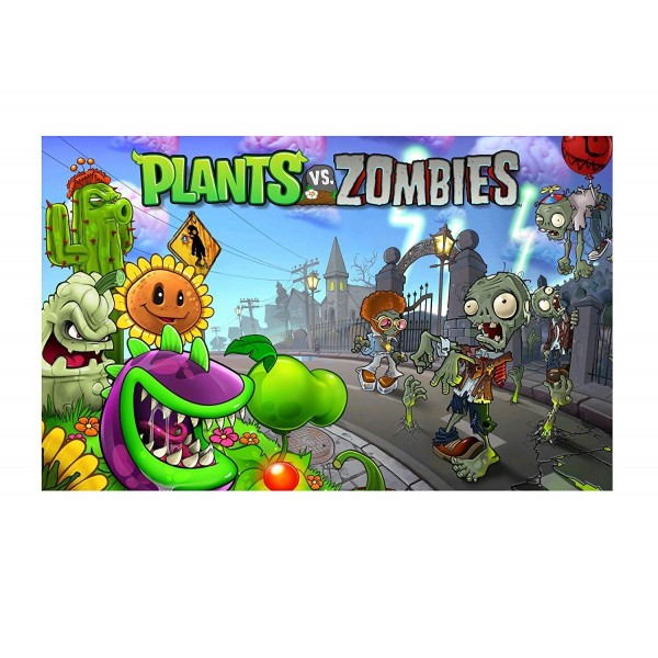 Plants Zombies Edible Frosting Birthday Plants Zombies Edible Frosting Birthday