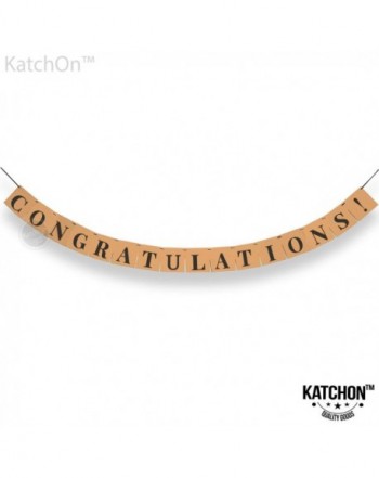 Congratulations Kraft Banner Graduation Supplies