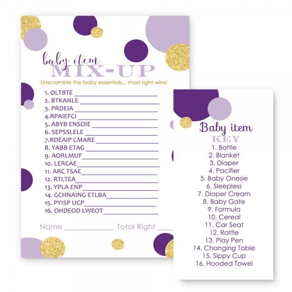 Purple Gold Shower Scramble Girls Purple Gold Shower Scramble Girls