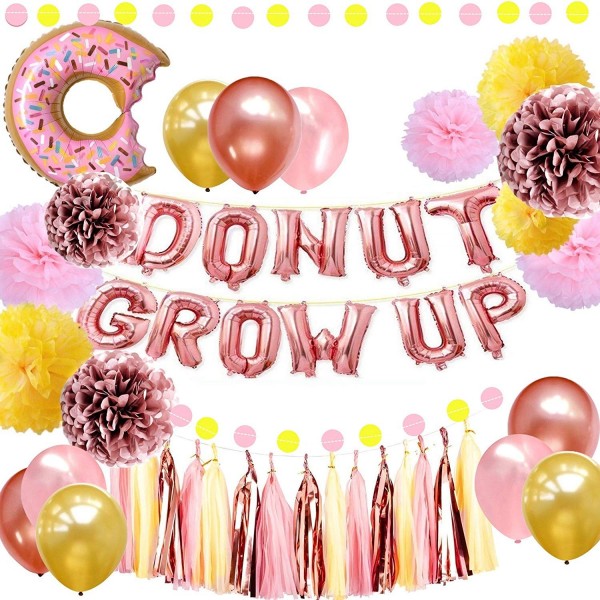 Donut Party Supplies Balloons Decorations