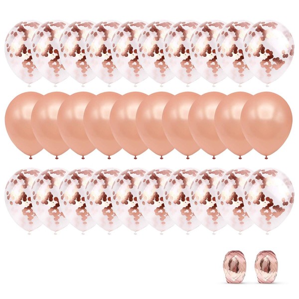 Makkow Rose Gold Balloons Decorations