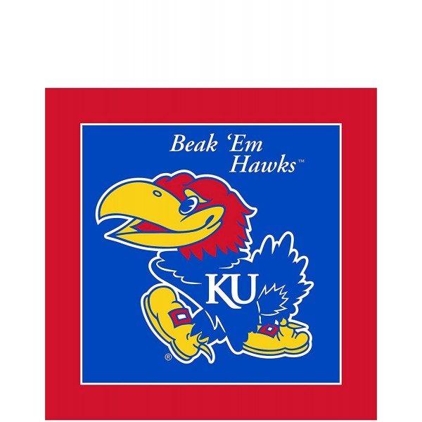 Westrick Paper Jayhawks Beverage Napkins