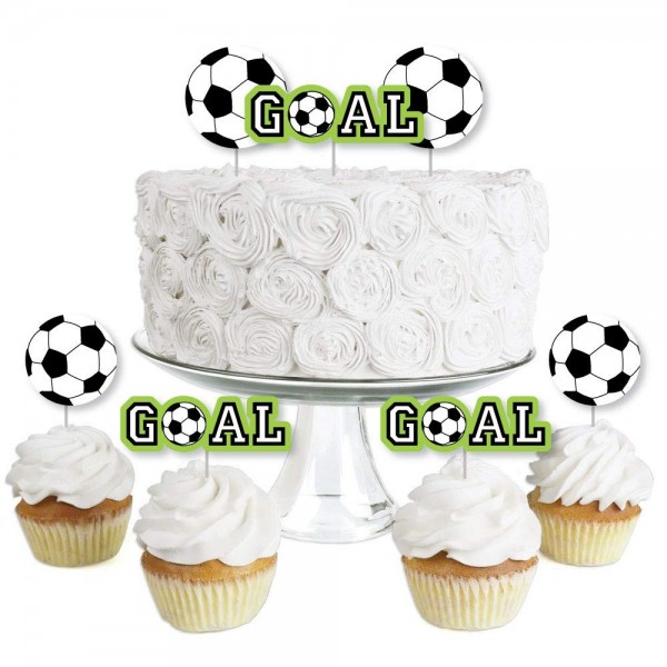 GOAAAL Dessert Cupcake Toppers Birthday