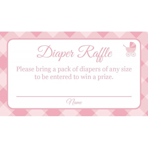 Jot Mark Shower Diaper Tickets