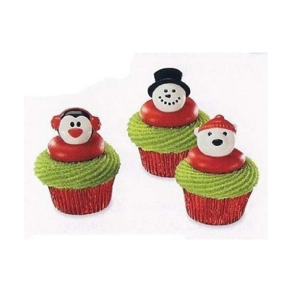 Christmas Holiday Friends Cupcake Assorted