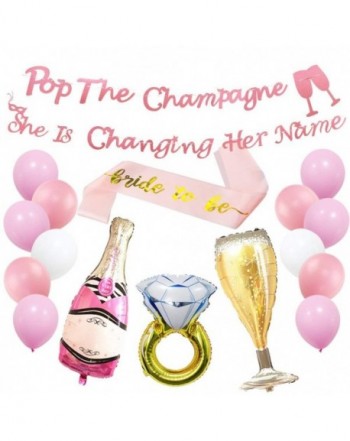 Champagne Changing Bachelorette Decorations Supplies
