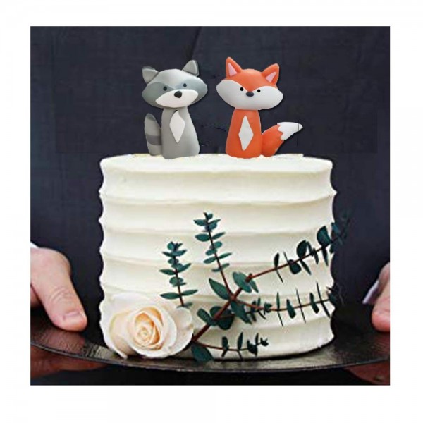 Woodland Raccoon Decoration topper Birthday