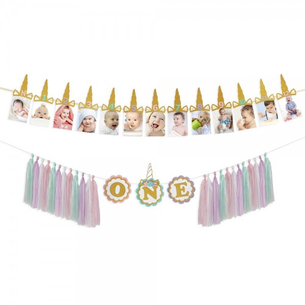 Unicorn Birthday Photography Decorations Celebration