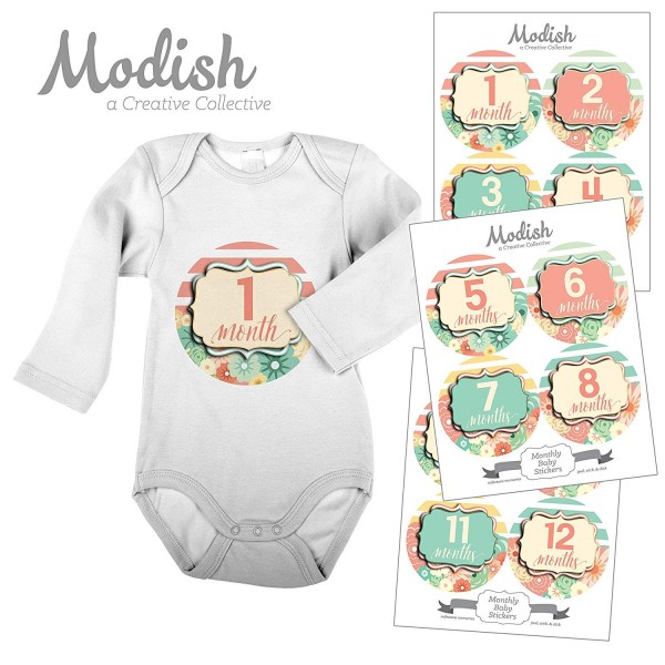 Monthly Stickers Keepsake Modish Labels