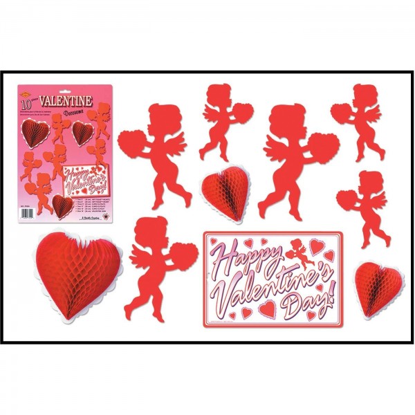 PMU 77454 Valentine Decorama 10 piece