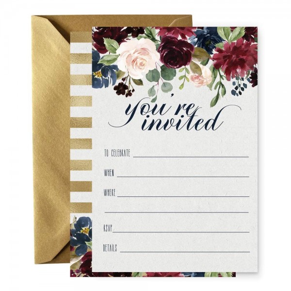 Invitations Envelopes Wedding Rehearsal Party