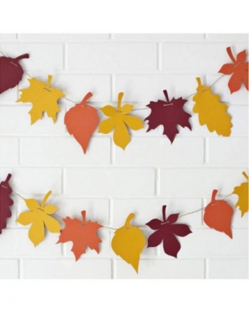 Fall Maple Leaves Felt Garland