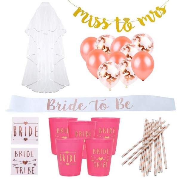 Bachelorette Decorations Supplies Confetti Balloons