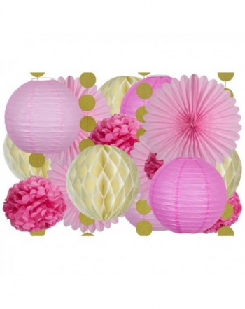 Decorations Lanterns Honeycombs Flowers Birthday