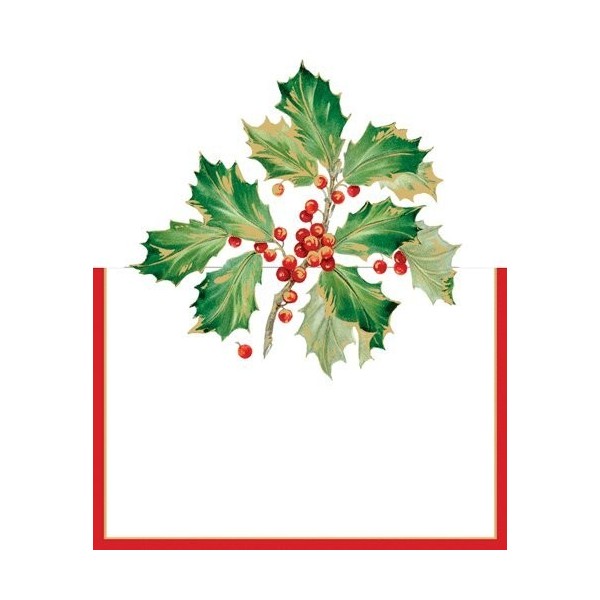 Christmas Placecards Dinner Decorations Gilded Christmas Placecards Dinner Decorations Gilded