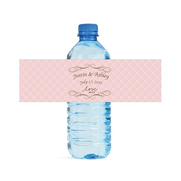 Wedding Bottle Labels Engagement Bridal