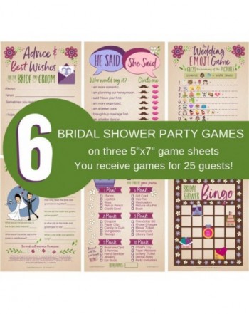Trendy Bridal Shower Party Games & Activities for Sale