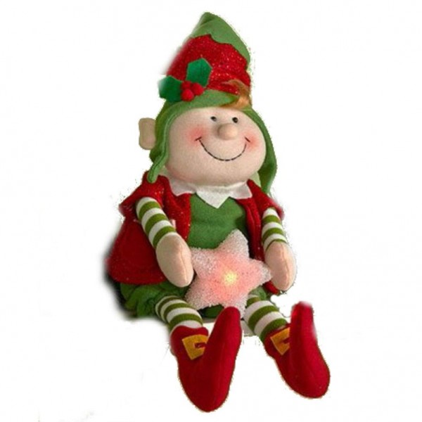 Holiday Elf Collection Bailey Lighted Holiday Elf Collection Bailey Lighted