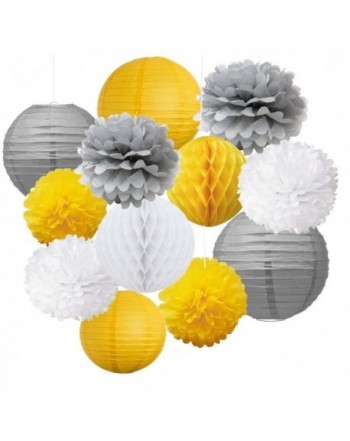 Pompoms Hanging Honeycomb Birthday Decoration