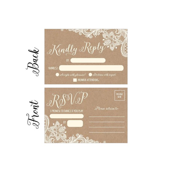 Postcards Envelopes Engagement Bachelorette Invitations