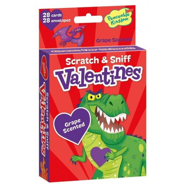 Peaceable Kingdom Dinosaurs Valentines Envelopes