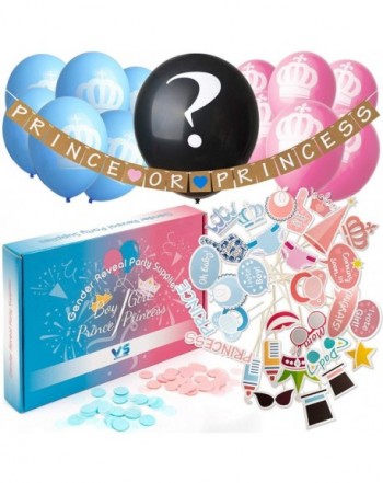 46 Piece Gender Reveal Party Supplies