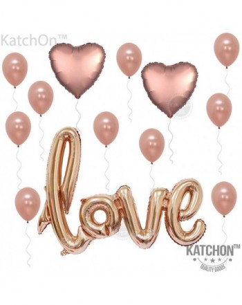 KATCHON Kit Valentines Decorations Heart Balloons Rose