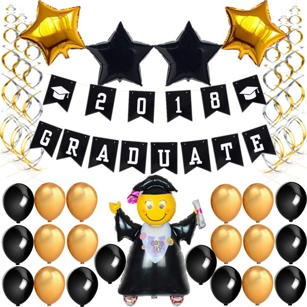 Graduation Supplies Balloons Graduate Decorations