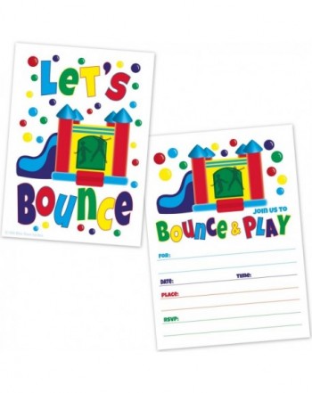 Bounce House Birthday Party Invitations