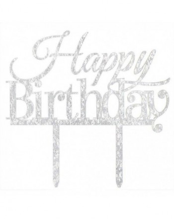 Birthday Glitter Letters Decorations Supplies