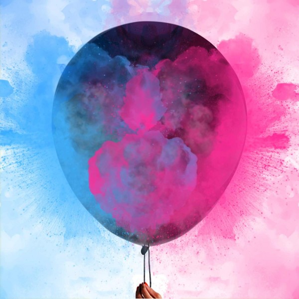 Gender Reveal Powder Balloons Announcement