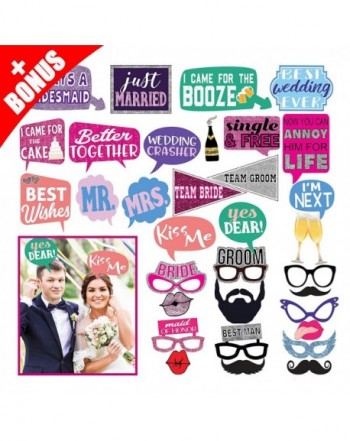 Cheapest Bridal Shower Party Photobooth Props