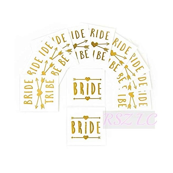 Bride Temporary Tattoos Bachelorette Party Bride Temporary Tattoos Bachelorette Party