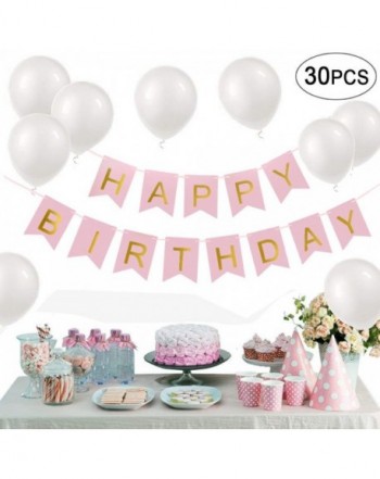 Birthday Balloons Decorations Bunting Supplies