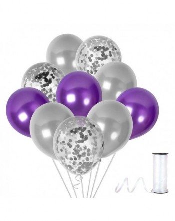 Confetti Balloons Decorations Metallic Birthday