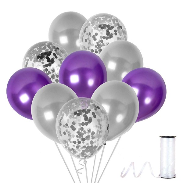 Confetti Balloons Decorations Metallic Birthday