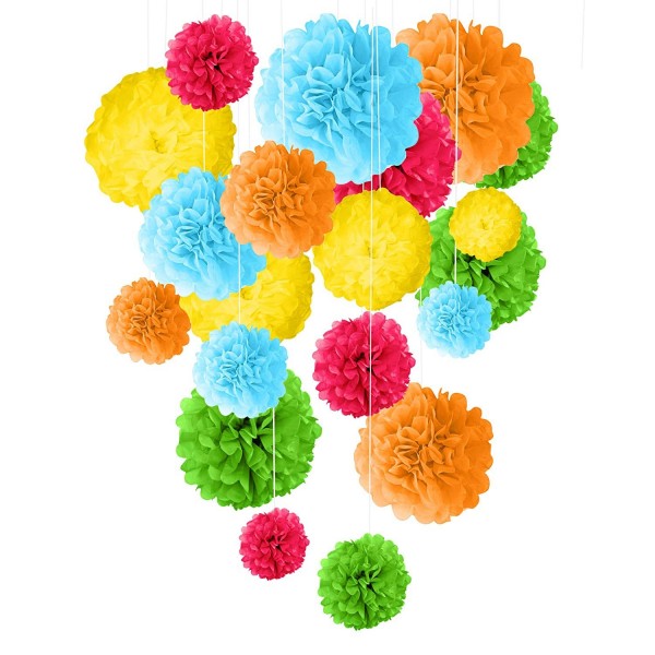 Tissue Paper Pom Decoration Centerpiece Tissue Paper Pom Decoration Centerpiece