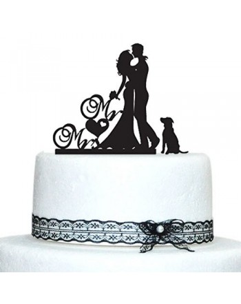 Buythrow Wedding Toppers Bride Silhouette x