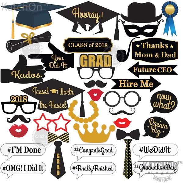 2018 GRADUATION PHOTO BOOTH PROPS