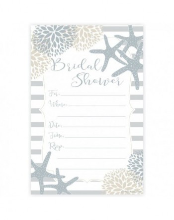 Nautical Bridal Shower Invitations Envelopes