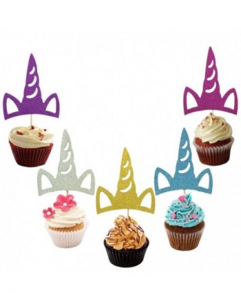 KWJOY Unicorn Glitter Cupcake Including