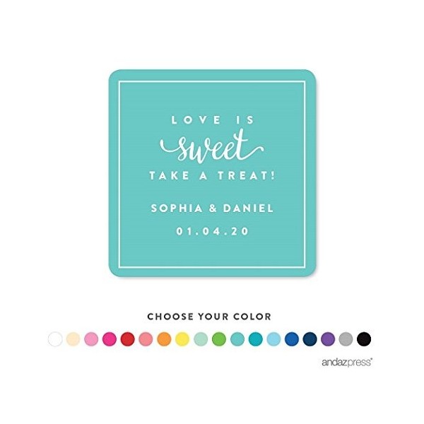 Andaz Press Personalized Stickers Wedding