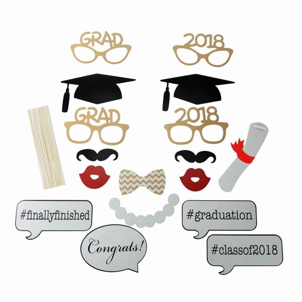 BinaryABC Graduation Photo Booth Decorations