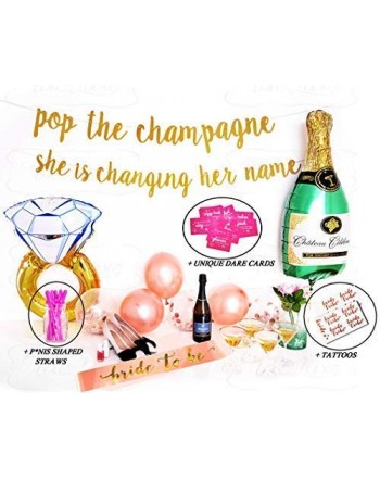 Bachelorette Party Decorations Kit Champagne