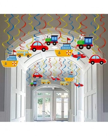 Transportation Hanging Decorations Birthday Supplies